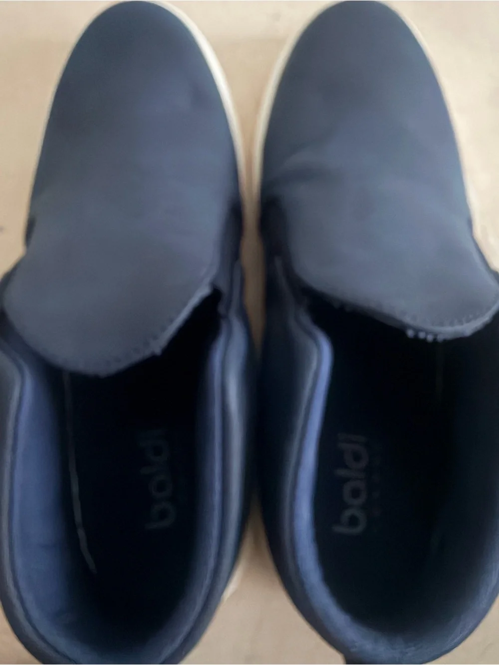 Baldi London Men's Slip-On Casual Sneakers in Navy